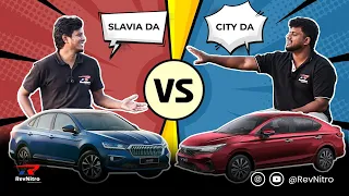 Honday City vs Skoda Slavia | 1.0 TSI vs 1.5 Vtec | RevNitro