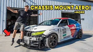 The FK8 Type R GOES FULL SEND! | Chassis Mount Aero & Set Up