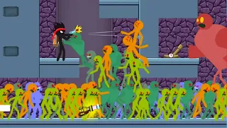 Stickman vs Zombies Experiment!! Gameplay Chapter 5 Level 71-80 | BOSS