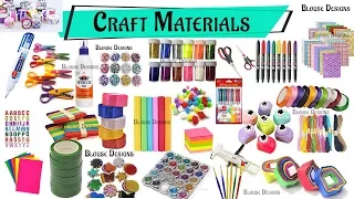 Craft stationery items, craft materials, Craft materials list, Stationery items list, Stationery set