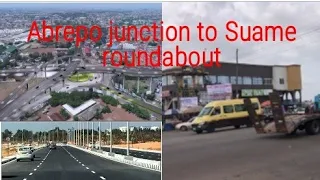 Wow nice one Abrepo  junction to Suame roundabout Not bad Kumasi is transformed.