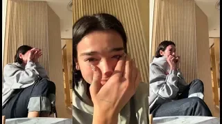 Dua Lipa Reaction To 2 Grammys Nominees ( CRYING)