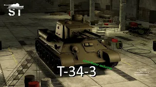 T-34-3 gameplay | Steel Titans