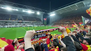 Quand le stade Bollaert chante les corons lors de RC Lens / FC Lorient le 3 mai 2024 en ligue 1