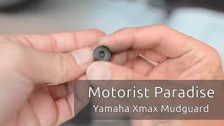 Yamaha Xmax Mudguard installation guide