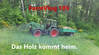 FarmVlog 105 Ich und mein Holz