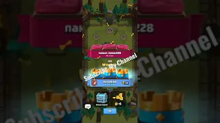 Free Royale Funny Moments 😁😁 || 3 Crown 👑👑👑 || Level 6 || #shorts || #clashroyale