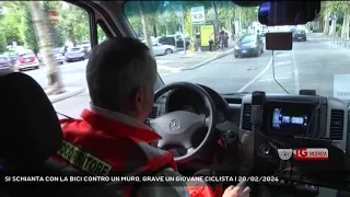 SI SCHIANTA CON LA BICI CONTRO UN MURO, GRAVE UN GIOVANE CICLISTA | 20/02/2024