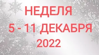 ЛЕВ ♌. НЕДЕЛЯ 5 - 11 ДЕКАБРЯ 2022. Таро прогноз.