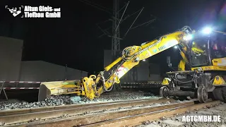 Erneuerung, Austausch und Reparatur der Bahnstrecke Mühlheim am Main! Altun Gleis- und Tiefbau GmbH