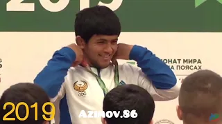 UZBEKISTAN Andijon ilxom mashrabov Belbogli KURASH 75 kg Jahon chemionati RUSSjIA kazan 11 01 2019