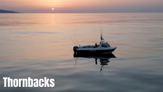 Small Boat Fishing - Shark hunt on the drift - Thornbacks at anchor