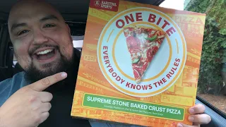Barstool Sports ONE BITE Everybody Knows The Rules Supreme Pizza 🍕 *Reminder: It’s FROZEN Pizza*