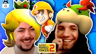 Together IN THE SAME ROOM for more torture! | Mario Maker 2 [18]