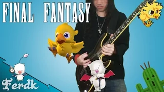 Final Fantasy (I to VI) - "Battle Theme Medley" 【Metal Guitar Cover】 by Ferdk