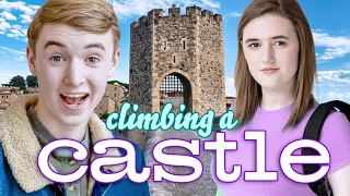 We Climbed a Castle and found its TOILET  - ✨ One Suitcase: Spain - Ep. 5 ✨ Girona, Spain