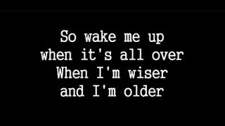 Avicii feat. Aloe Blacc - Wake me up (LYRICS ON SCREEN)