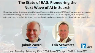 The State of RAG: Pioneering the  Next Wave of AI in Search