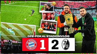Auf der TRAINERBANK + KABINE bei FC BAYERN vs SC FREIBURG im DFB POKAL ⚽️🏆 XXL Stadion VLOG