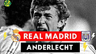 Real Madrid vs Anderlecht 6-1 All Goals & Highlights ( 1984 UEFA Cup )