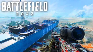 143 Kills and 28 Deaths with the M240B - Battlefield 2042 no commentary gameplay