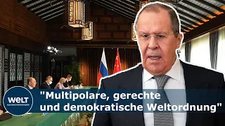 CHINA-Besuch: Sergej Lawrow tönt siegessicher! Das ist die russische Vision nach dem Ukraine-Krieg