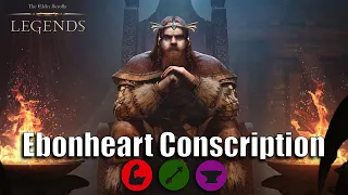 Rage Conscription Ebonheart | Deck Tech/Gameplay (TES Legends)