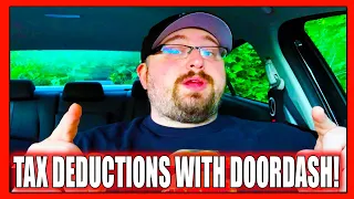 How to GET MONEY BACK on YOUR TAXES / TAX DEDUCTIONS With DOORDASH! (Tax Write Offs) 2023 / 2024