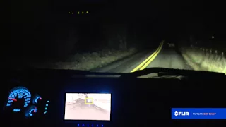 See at Night with FLIR's PathFindIR II Driver Vision Enhancement System