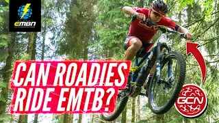 Can Roadies Ride EMTB? - EMBN Takes Hank From GCN To The Bike Park