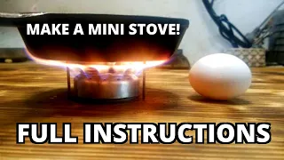 Alcohol Stove 2.0 Easier, Stronger, and More Robust! Build for under $2! Full instructional video.