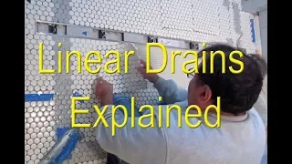 🤔 Linear drains for tile showers  explained👍