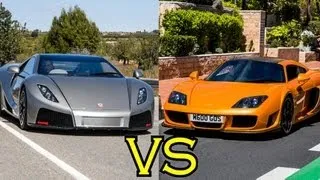 Noble M600 vs GTA Spano : Accelerations, Sound, Revs, Rides