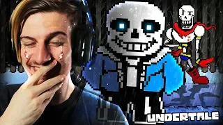 MEETING SANS & PAPYRUS IN UNDERTALE (The BEST thing..)