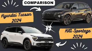 Hyundai Tucson 2024 vs Kia Sportage 2024 Specs Comparison