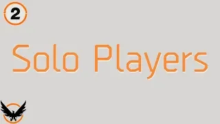 The Division 2 Solo Player Gameplay Info