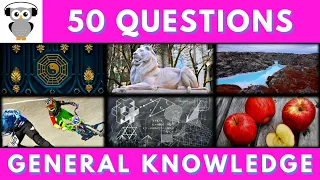 General Knowledge Quiz Trivia #16 | Chinese Elements, Stone Lions, Geothermal, BMX, Geometry, Apple