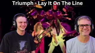 My Dad And I React To Triumph - Lay It On The Line!!!