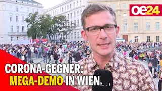 Corona-Gegner: Mega-Demo in Wien