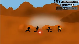 Apex Legends vs Fortnite vs PUBG Stickman Animation (Please Read Description)