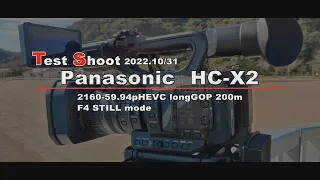 Panasonic HC X2 test shoot