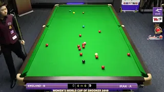 Thailand A vs Singapore A - Women's Snooker World Cup (June 2019)