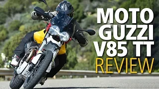 Moto Guzzi V85 TT adventure bike review | 2019 launch road test