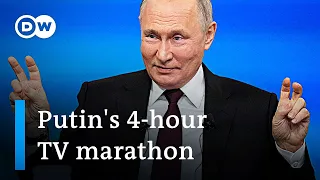 What happened at Putin's annual call-in session this year? | DW News