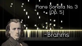 J. Brahms - Piano Sonata No. 3 in F minor [Op. 5] (Kogan)