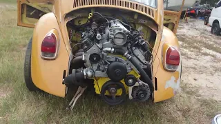 how I ran the cooling system on my LS swapped VW bug quick easy.