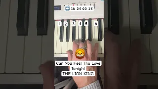 How to play Can You Feel The Love Tonight from The Lion King on piano