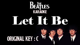Let It Be (Karaoke) The Beatles Original key C /Nada asli (Paul McCartney)