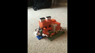 Lego Minecraft fox animation