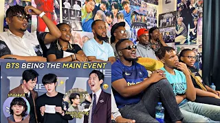 Africans show their friends (Newbies) "BTS BEING THE MAIN EVENT" | PEOPLE GOING CRAZY FOR THEM